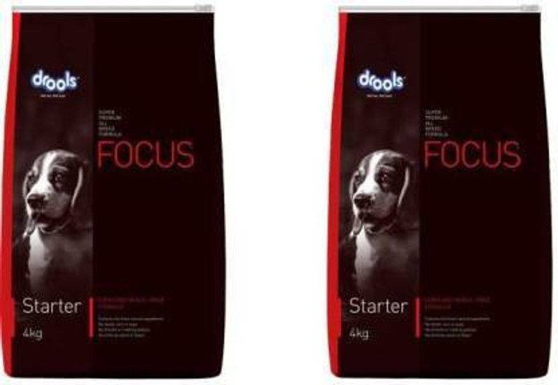 Drools Drools Focus Starter 4kg + Starter 4kg combo Chicken 8 kg (2x4 kg) Dry Young Dog Food
