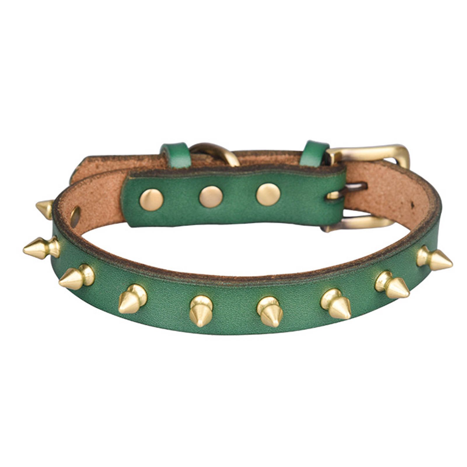 Dogs Neckle Rivet Design Stylish Puppy Decorative Collar