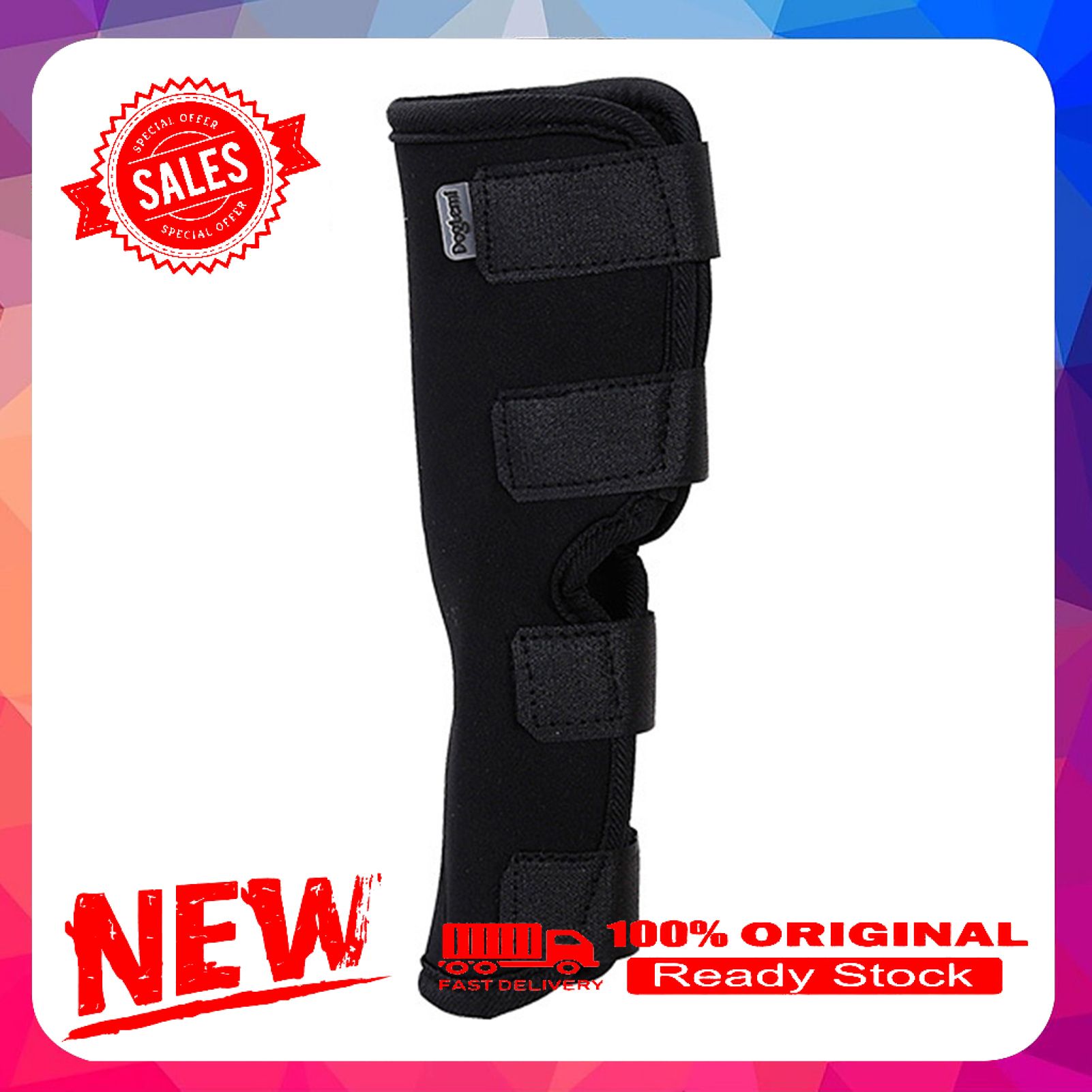 1Pc Shakeproof Pets Leg Wrap Provide Support Neoprene Fabric Flexible Multifunctional Dog Joint Wrap for Home
