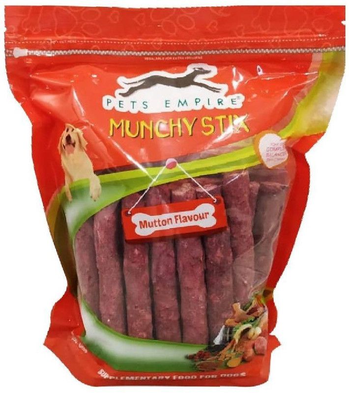 PETS EMPIRE Munchy Sticks Mutton Dog Treat  (500 g)