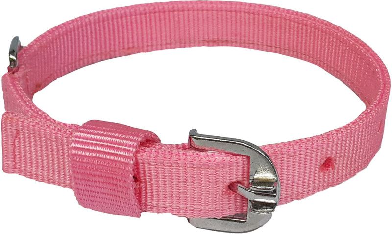Ayra pet care Dog collar charm Plain Dog Collar Charm  (Pink, Rectangle)