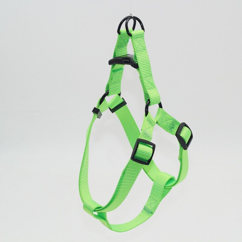 Nylon Harness Pet  Harness No Pull Adjustable  Leash Vest Classic Running Leash S Belt For Small And Medium s S-XL