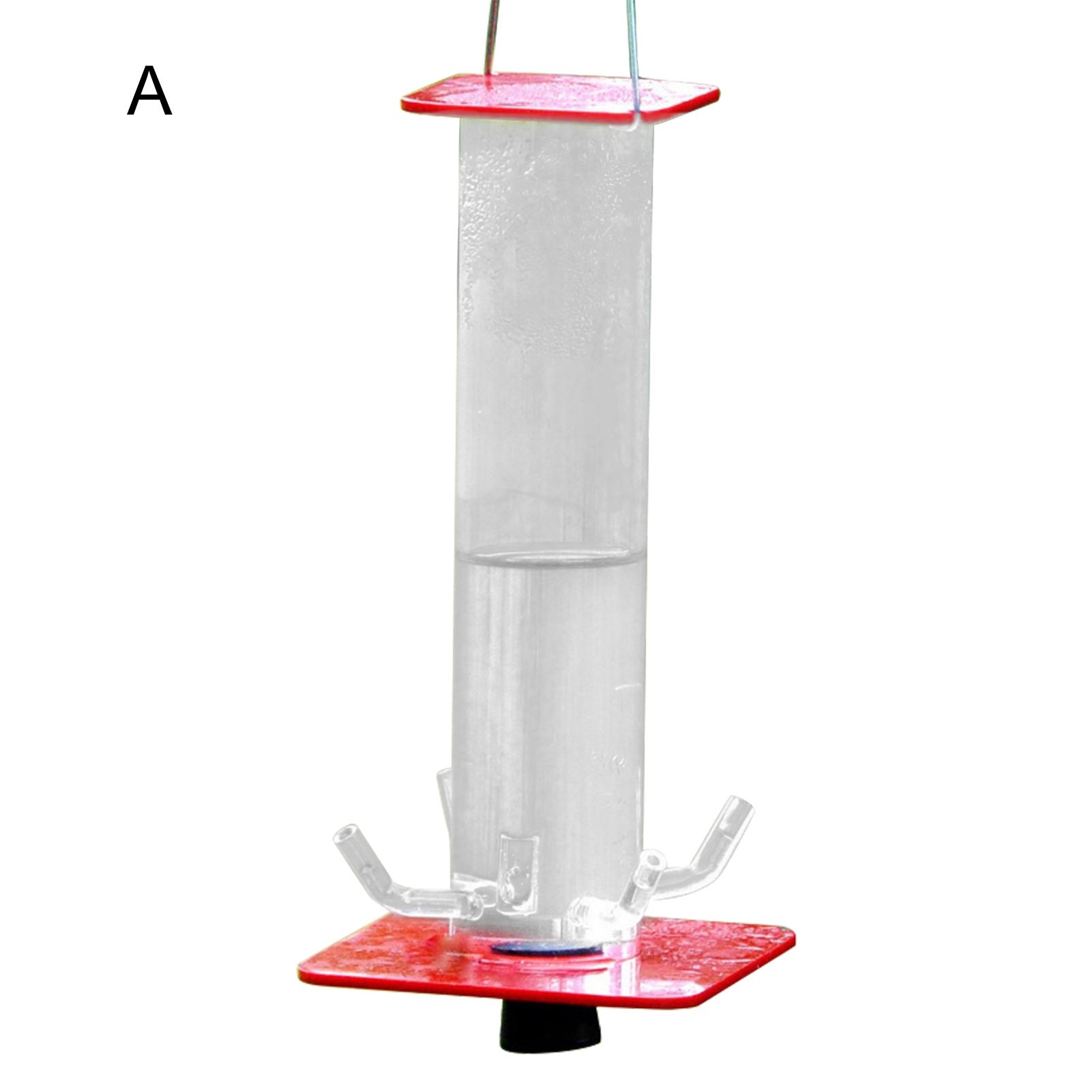 Hummingbird Feeder Hanging High Capacity Acrylic Pet Feeding Water Container for Yard