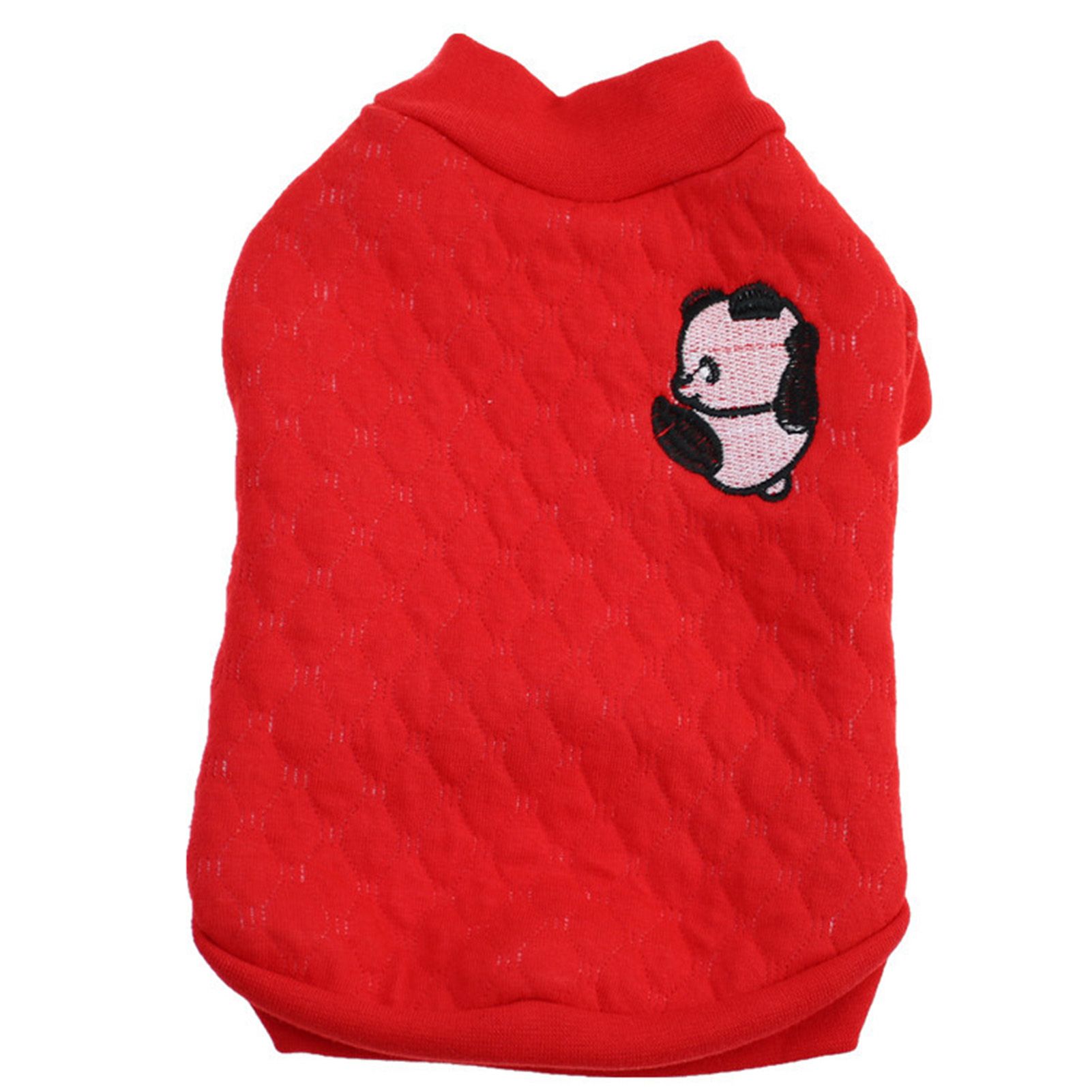 Puppy Coat Super Soft Adorable Panda Pattern Print Dog Costume