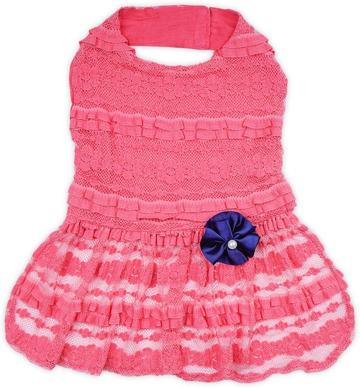 Emily Pets Frock for Dog  (Pink)