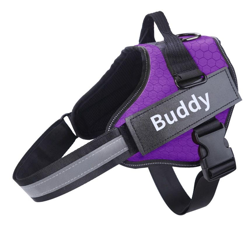 Personalized  Harness NO PULL Reflective Adjustable ID custom  Harness Vest for Small Large s Outdoor Pet Supplies