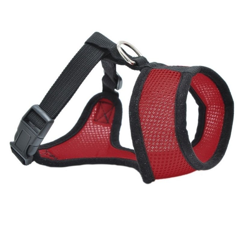 Harness Vest Outdoor Training For Chihuahua Puppy Soft Mesh Pet Harness ng Lead  Leash Adjustable Pet Chest S