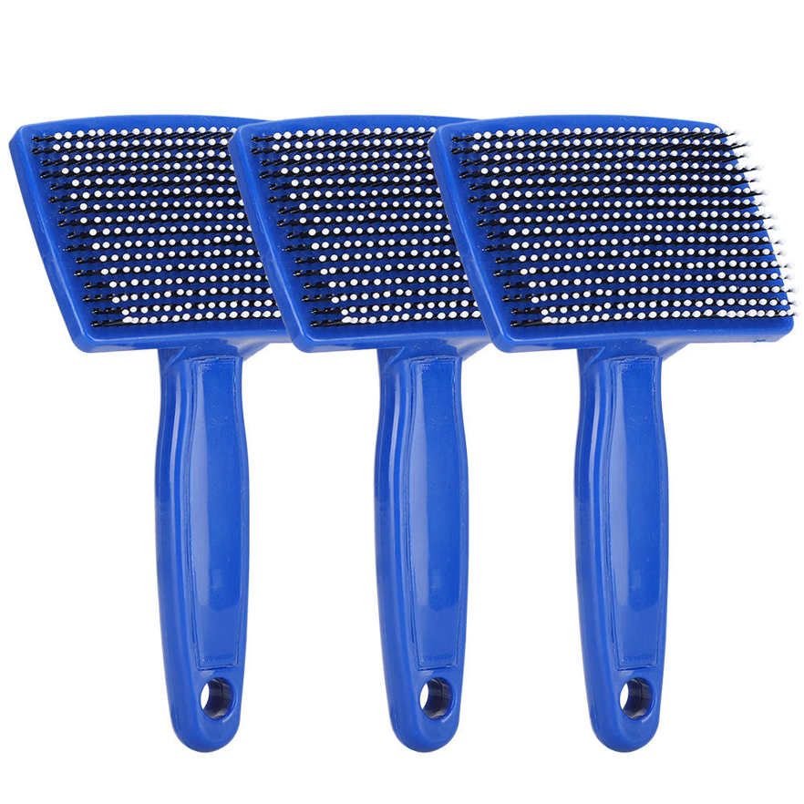 Pet Comb 3Pcs Summer Hair Removal Grooming Dog Cat Fur Cleaning Massage Hanging Brush