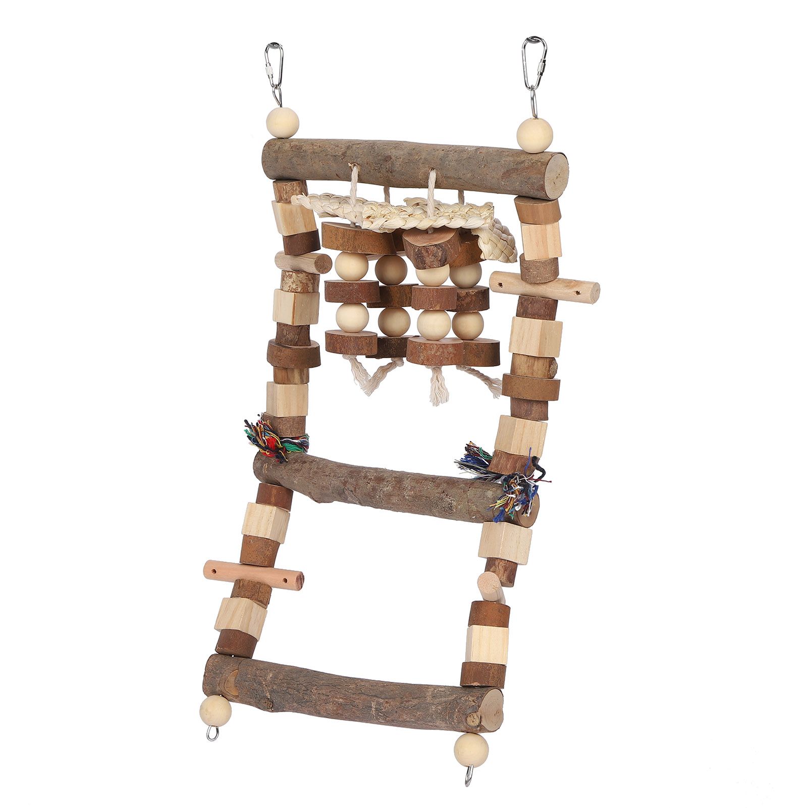 Bird Chewing Toys Exercise Balance Ability Log Material Strong And Durable Corn