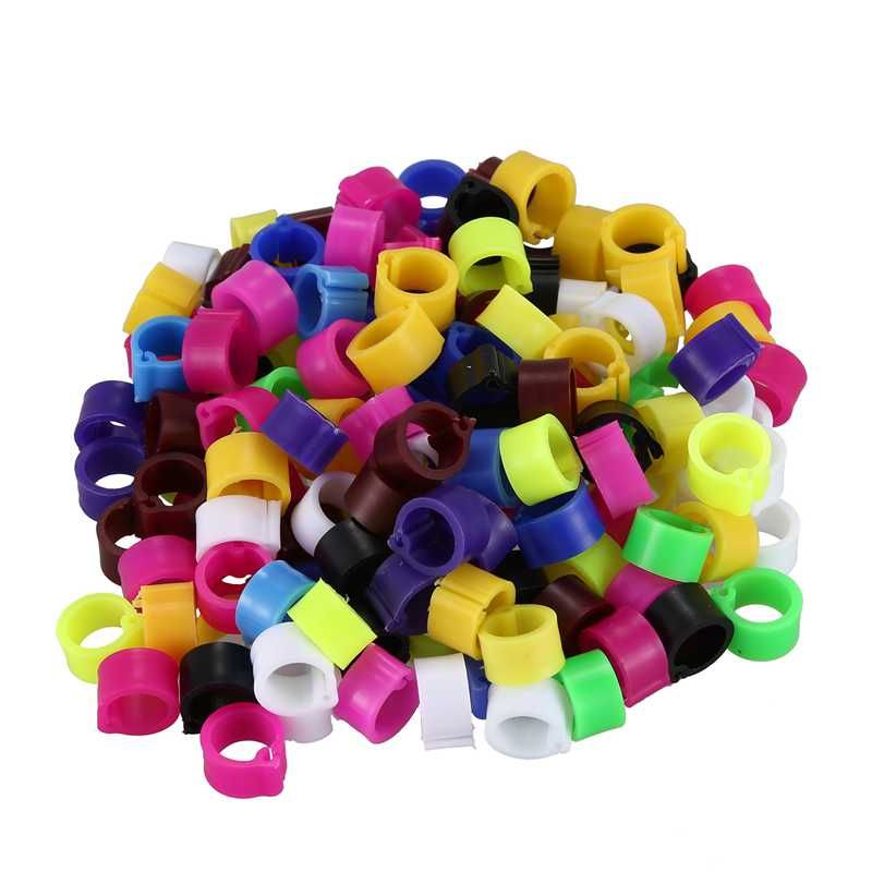 150pcs Bird Rings 8mm Leg Bands Clip Pigeon Dove Chicks Duck Bantam Poultry