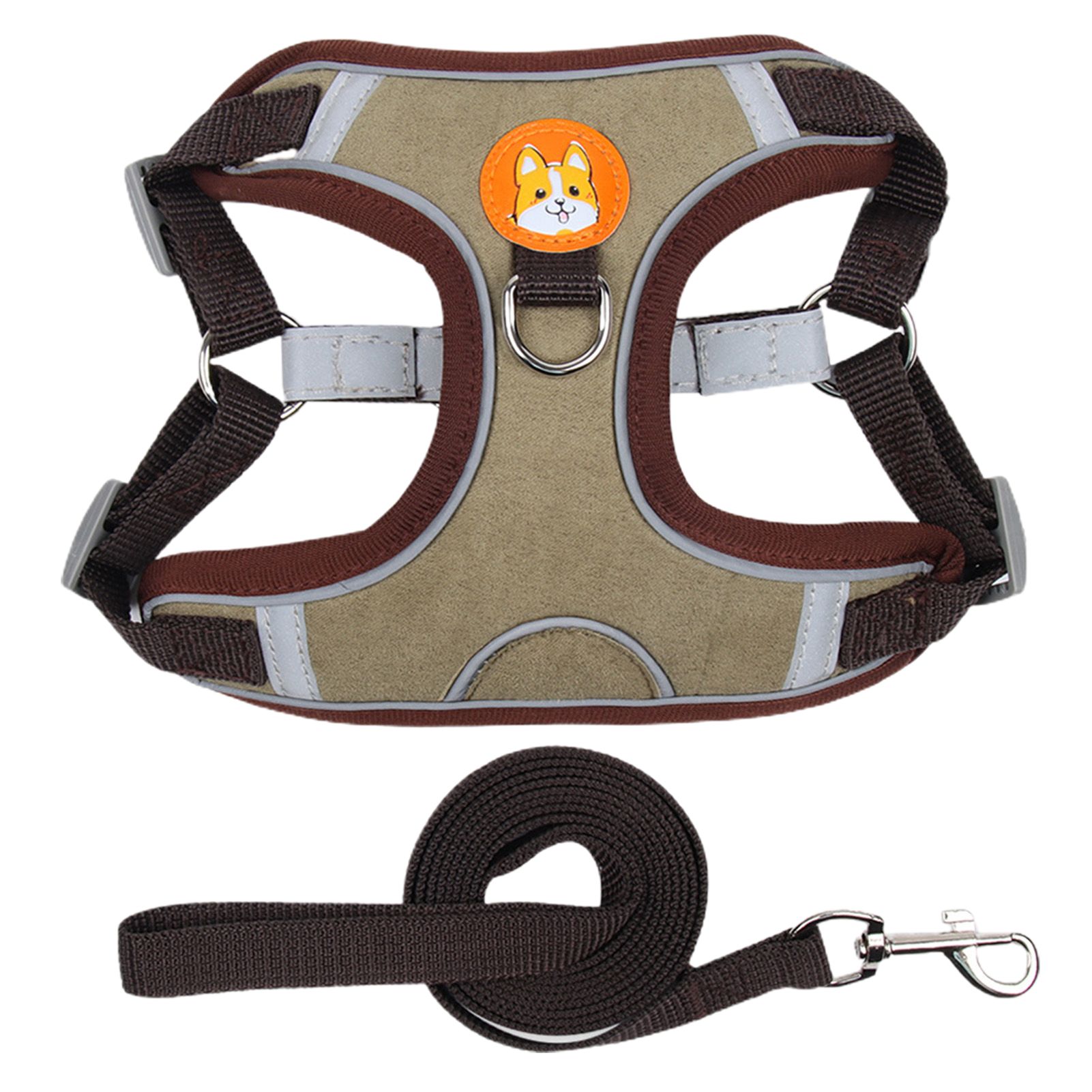 Dog Collar Dog Supplies Skin-friendly Pet Walking Harness Vest