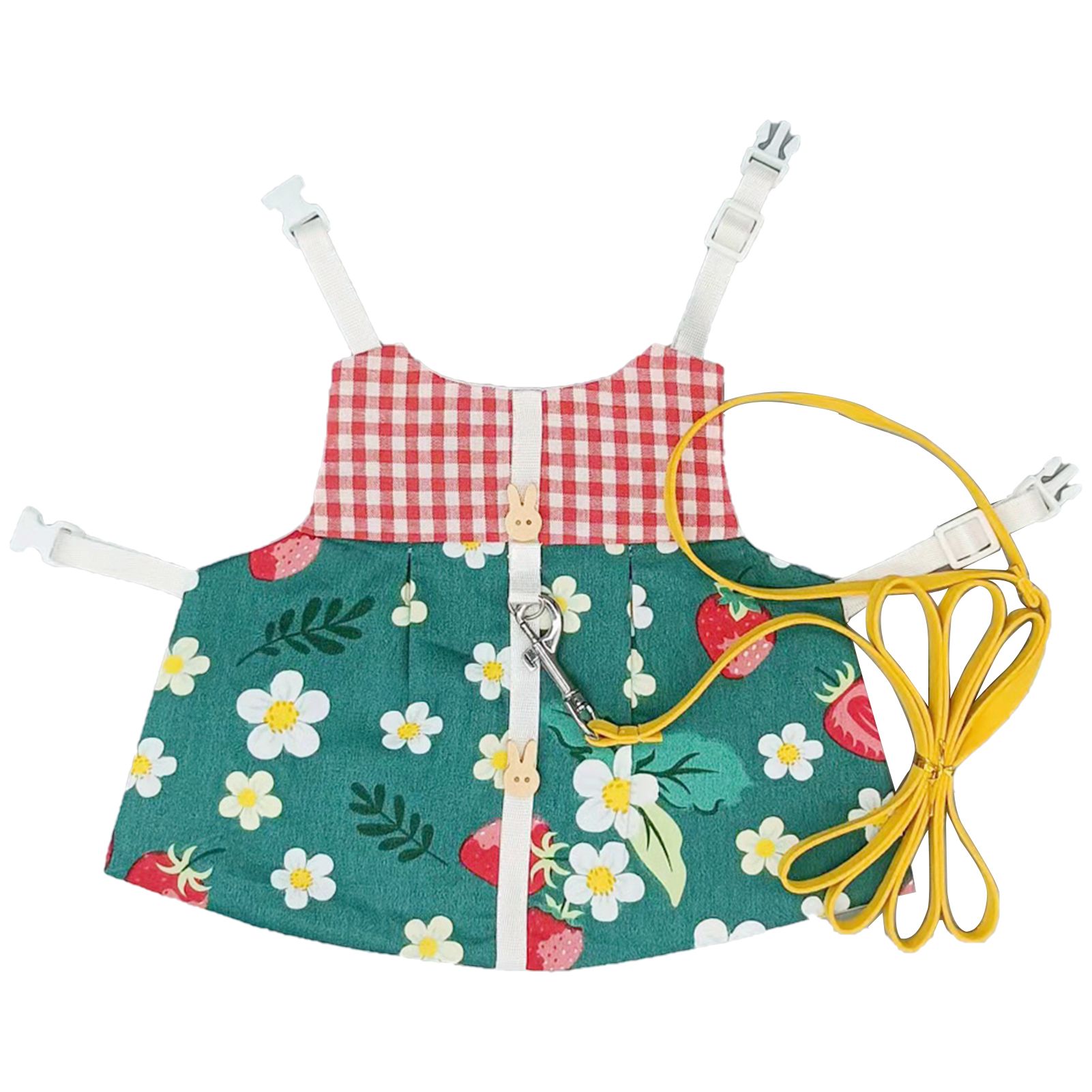 Small Pet Harness Vest Thicker Walking Jogging Rabbit Harness Clothes Combo