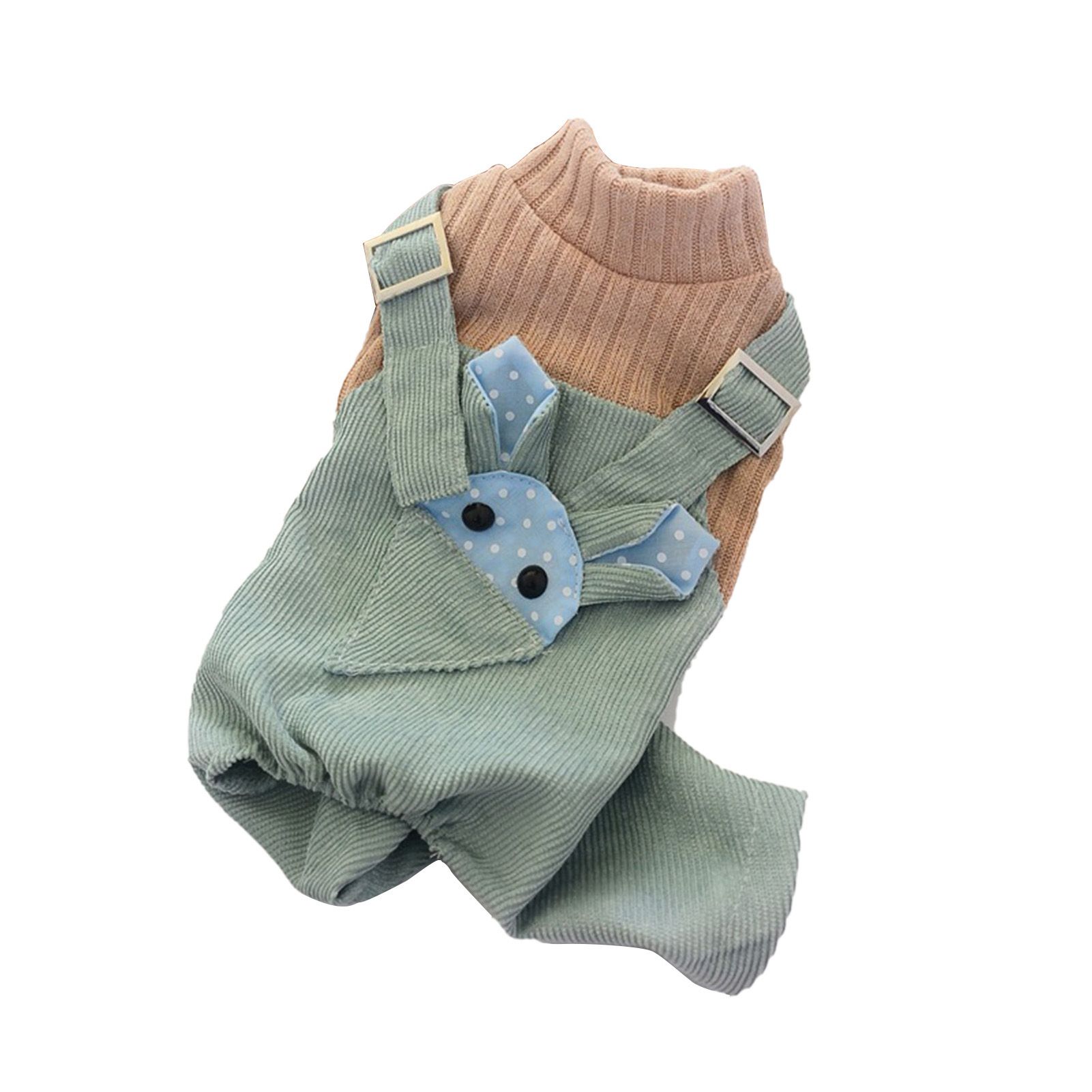 Dog Clothes Half High Collar Pet Warm Four-legged Clothes
