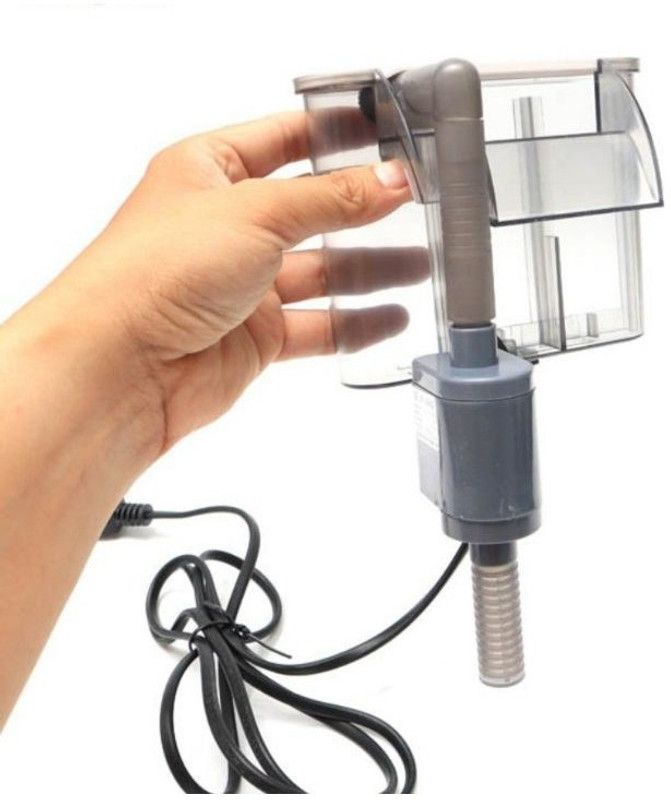 VAYINATO AQ 380F Slim Hanging Filter |3.5W | 380L/H Power Aquarium Filter  (Biological Filtration for Fresh Water)