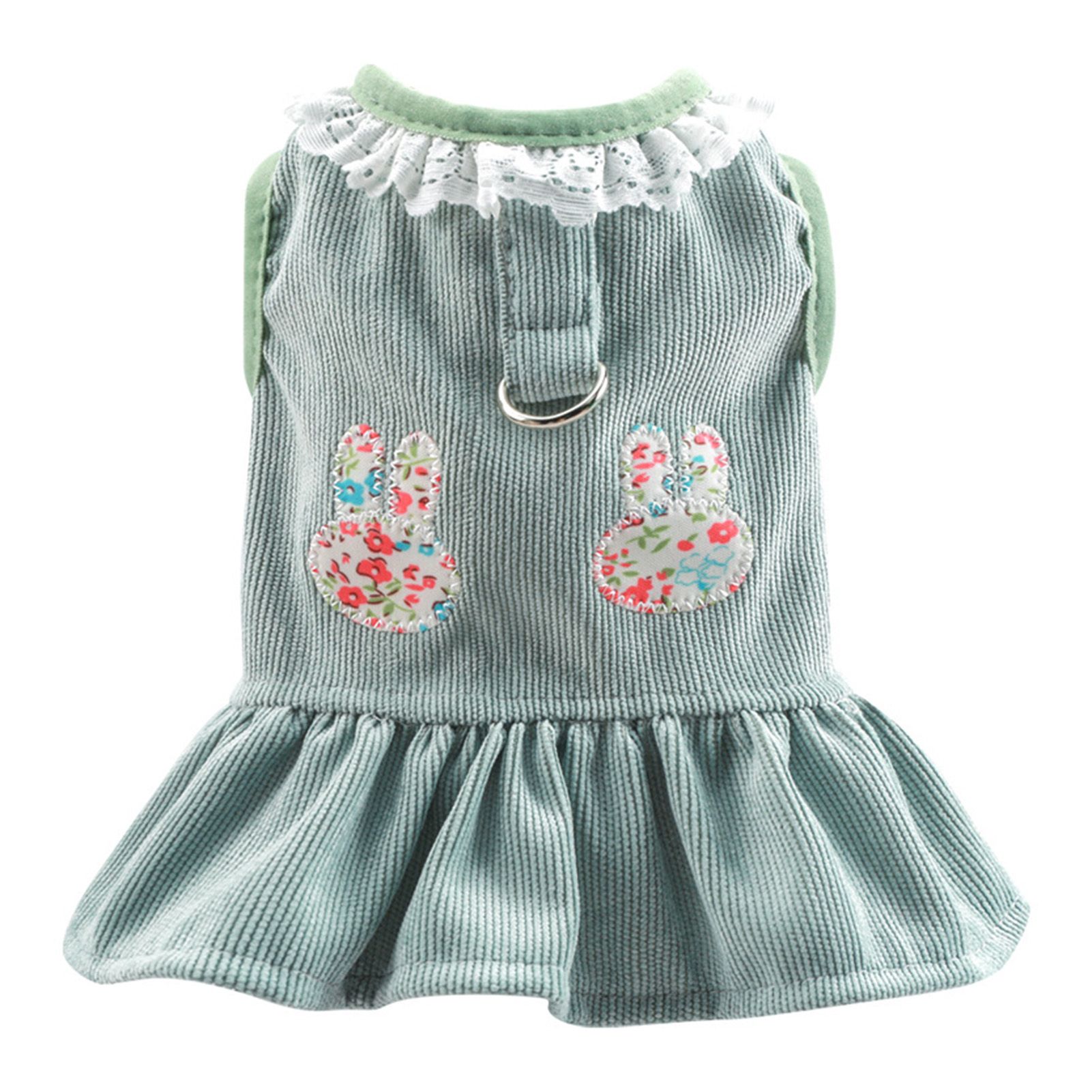 Pet Dress Fine Workmanship Comforle Touch Pet Rabbit Pattern Clothing