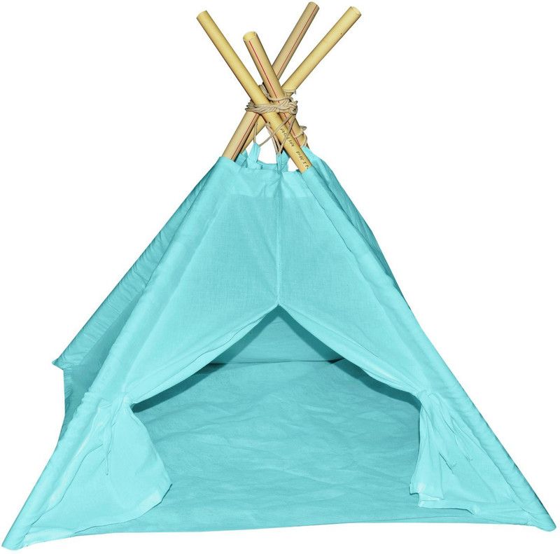 Creative Textiles Tent House for Cat & Dog | Tent House For Pet |Pet Tent House | Blue Dog, Cat House