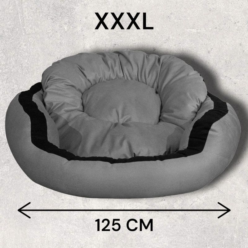 Royals Rore Ultra shoft XXXL Pet Bed  (Grey)