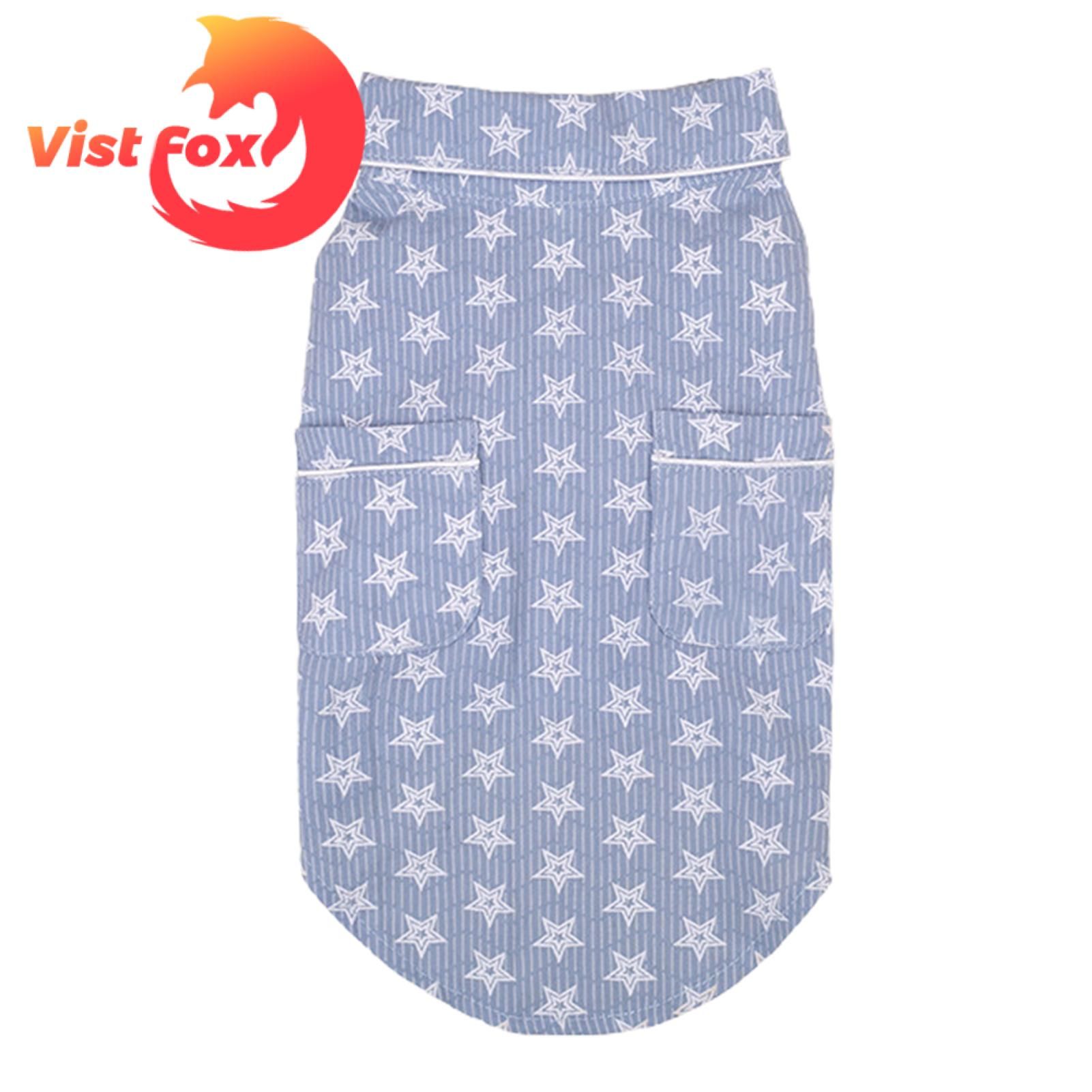 Vist Fox Pet T-Shirt Close-fitting Suspender Pet Sleeveless Clothes Vest