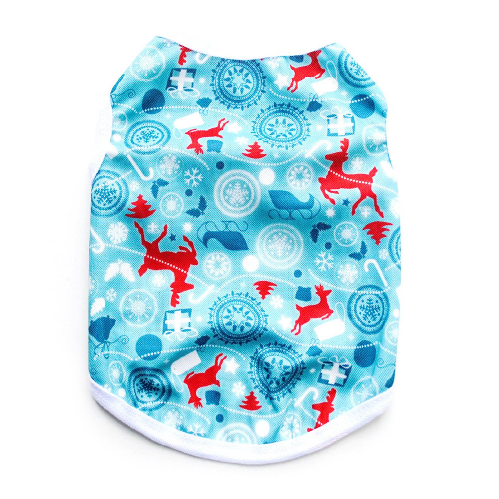 Pet Shirt Round Neck Dog Sleeveless Tops