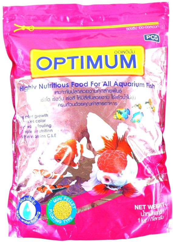 pcg Eastern Flavors Optimum Fish Food (imported) for faster growth and overall wellbeing 1 kg Dry New Born, Young, Adult Fish Food