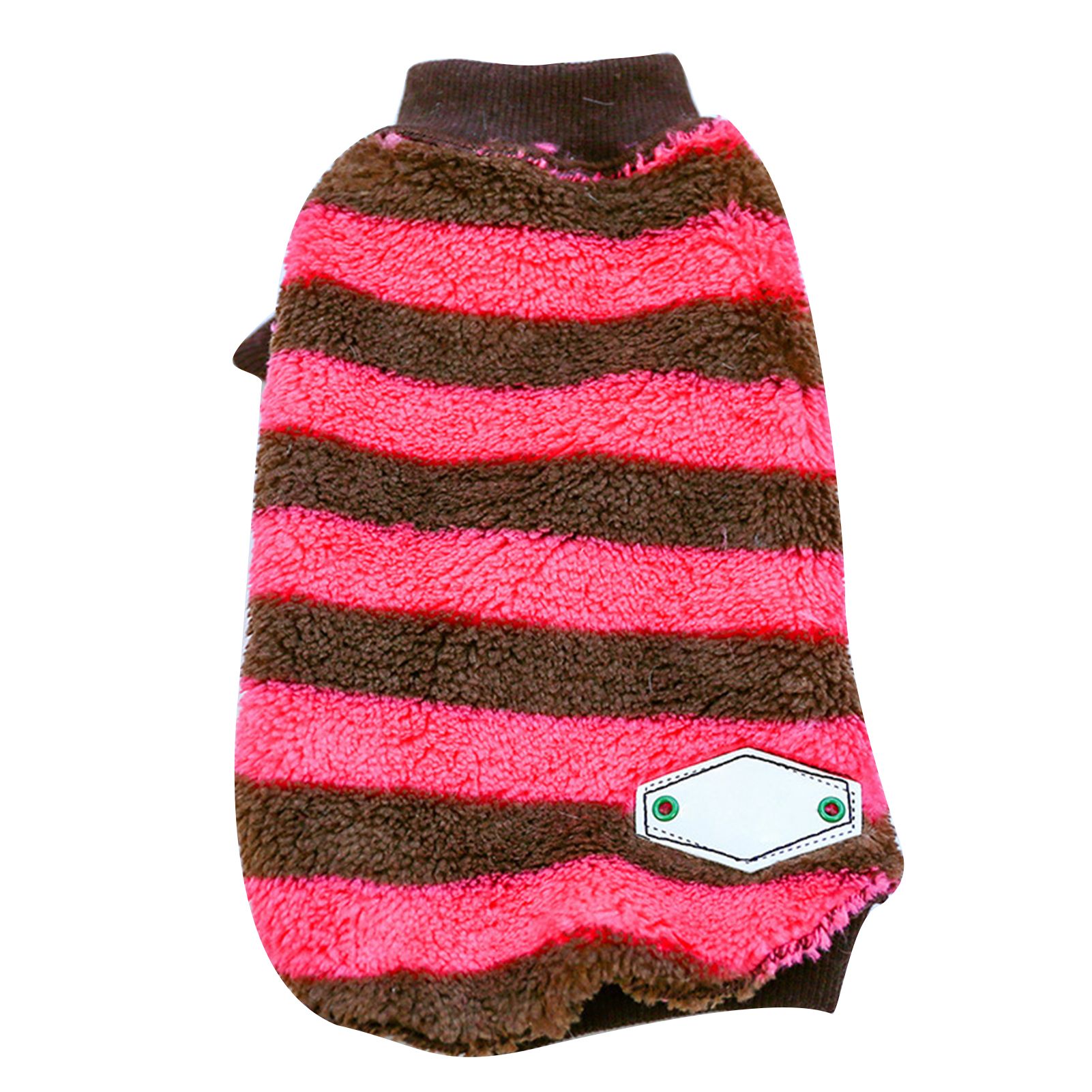 Autumn Winter Warm Striped Two-legged Elastic Bottoming Shirt Pet Dog Clothes