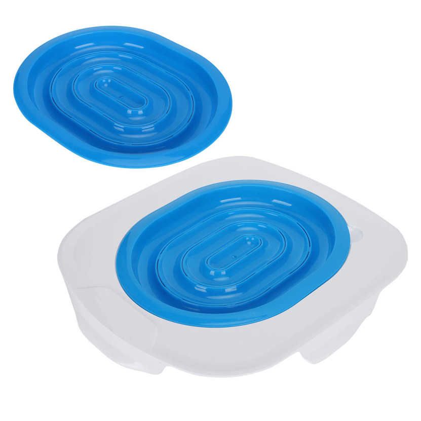 Limeng La Pet Cat Toilet Trainer Kit Plastic Safe Non‑Toxic Step by Training System