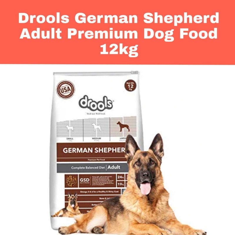 Drools Drools German Shepherd Adult Premium Dog Food 12kg 12 kg Dry Adult Dog Food