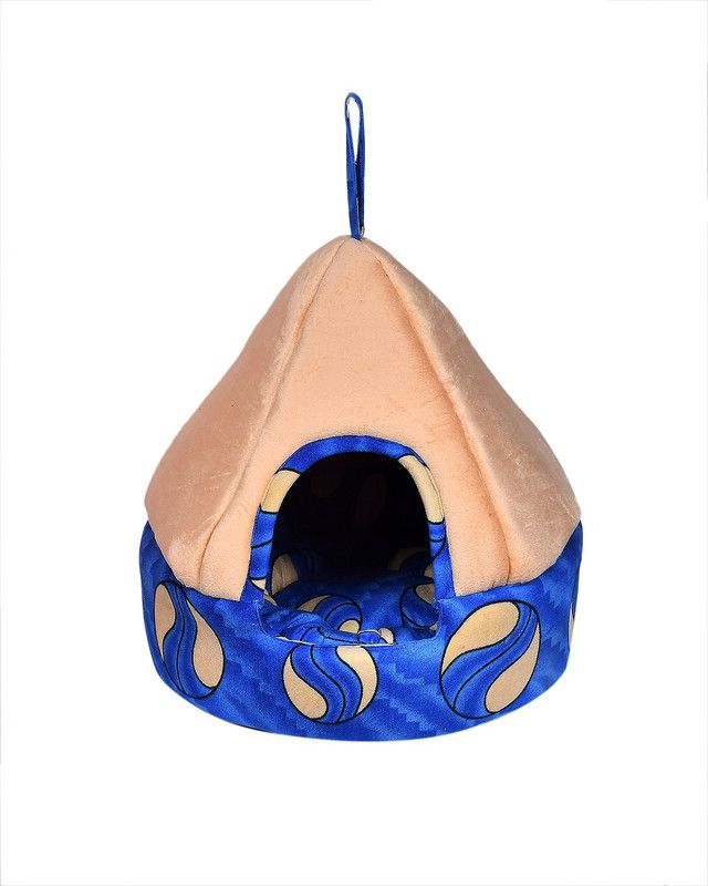 PILA BRASILEIRO Cat Puppy Tent Cave Bed Puppy Sleeping S Pet Bed  (Blue)