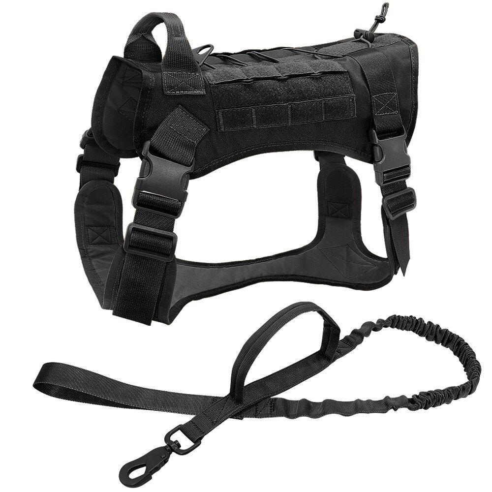 Military Tactical Harness for K9 s ,Easy Control & Escape Proof for Small Medium Large s Working & Training,German Shepher