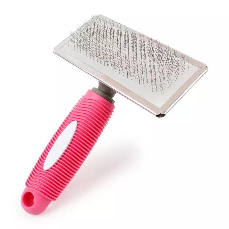 Pet Grooming Slicker Brush Durable Pet Comb Efficiently Reduces Shedding and Removes Mats Tangles Knots for Dogs & Cats