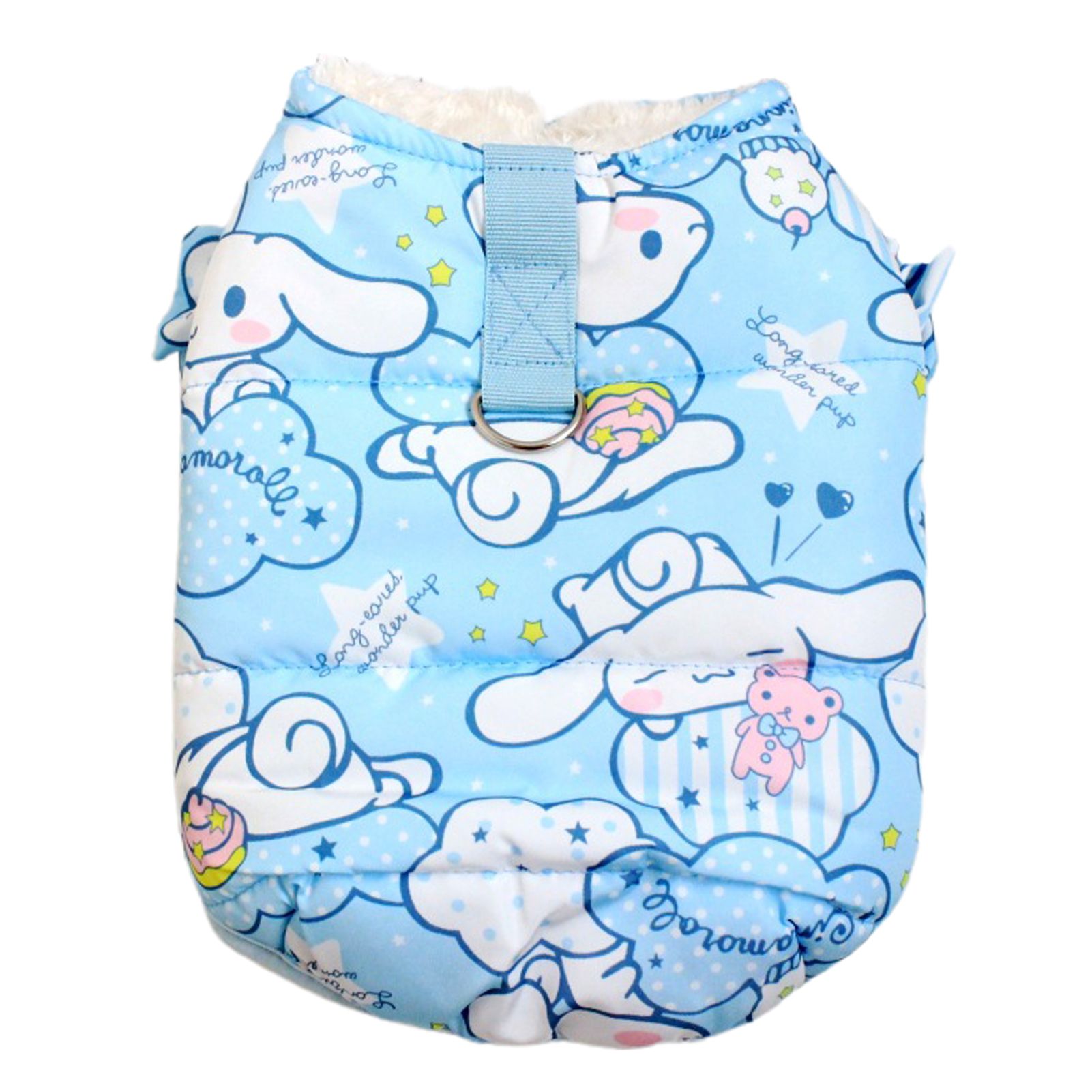 Pet Jacket Button Closure Warm Puppy Cats Sleeveless Jacket