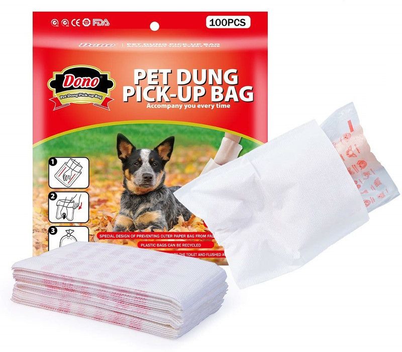 Dono Dog Waste Pickup Bags  (100 Bags 100 Rolls)