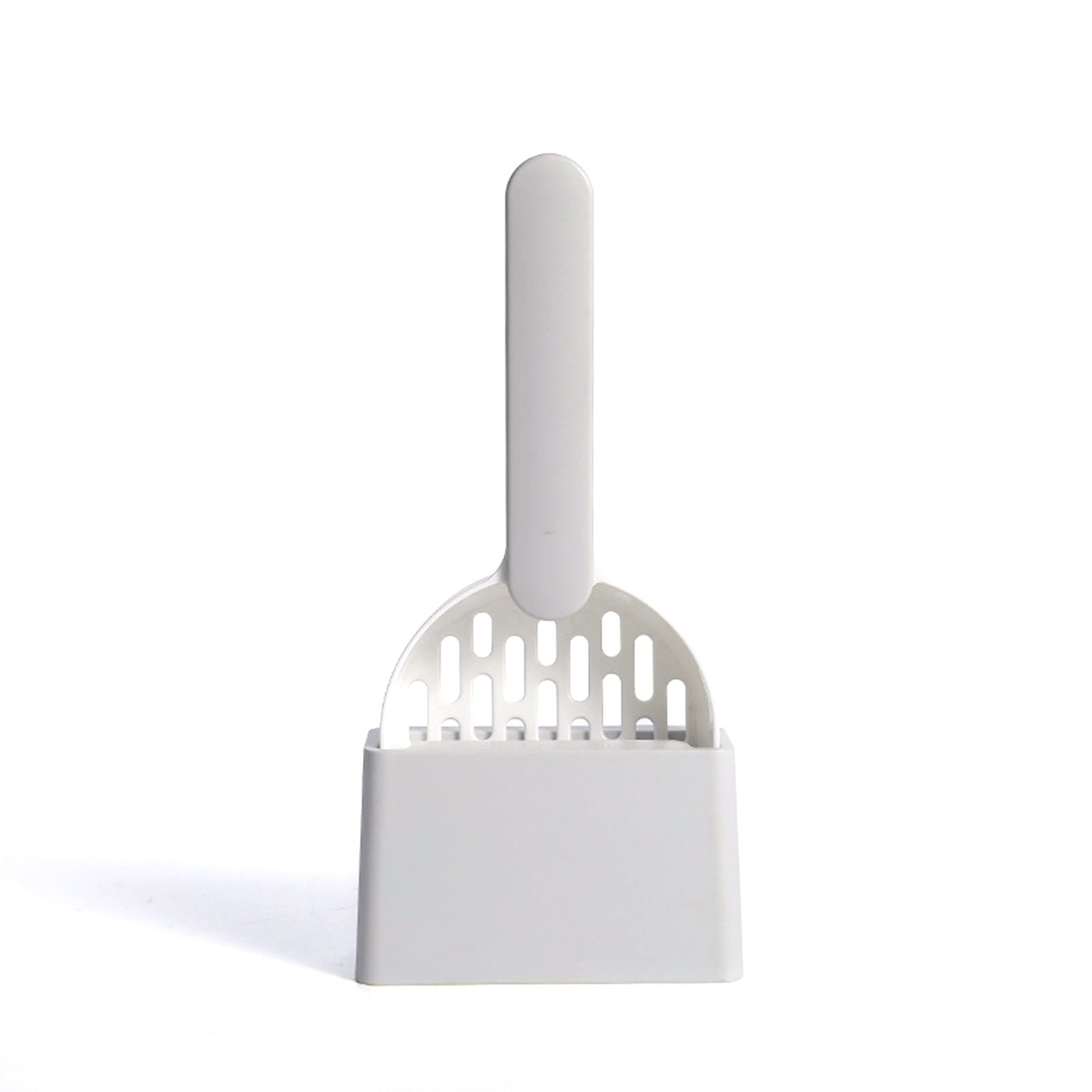 Cat Litter Scoop Long Handle Easy Filtration ABS Hollow Litter Sand Cleaning Shovel for Kitten