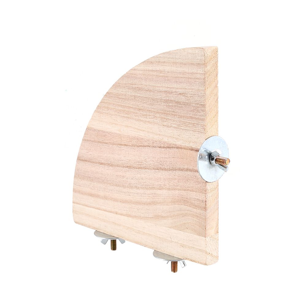 1 Pcs Wooden Parrot Bird Cage Perches Stand Platform Budgie Hanging Toy