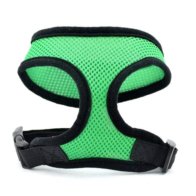 Nylon  Harness Leash Breathable Mesh  Harness Vest Reflective Tape Adjustable  Leash Nylon Vest For Chihuahua