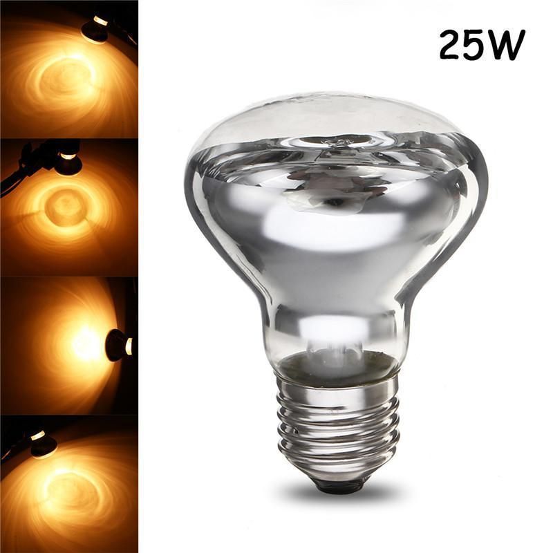 25W Reptile Basking Light Heat Lamp Heater UVA Halogen Bulb