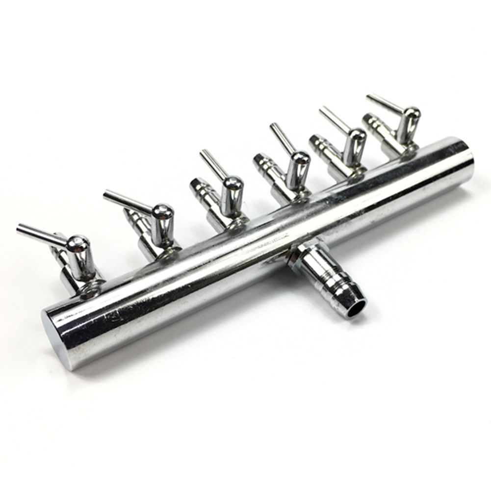 Stainless Steel Lever Distributor Splitter Oxygen Pump Air Flow Control Aquarium Outlet Accessories