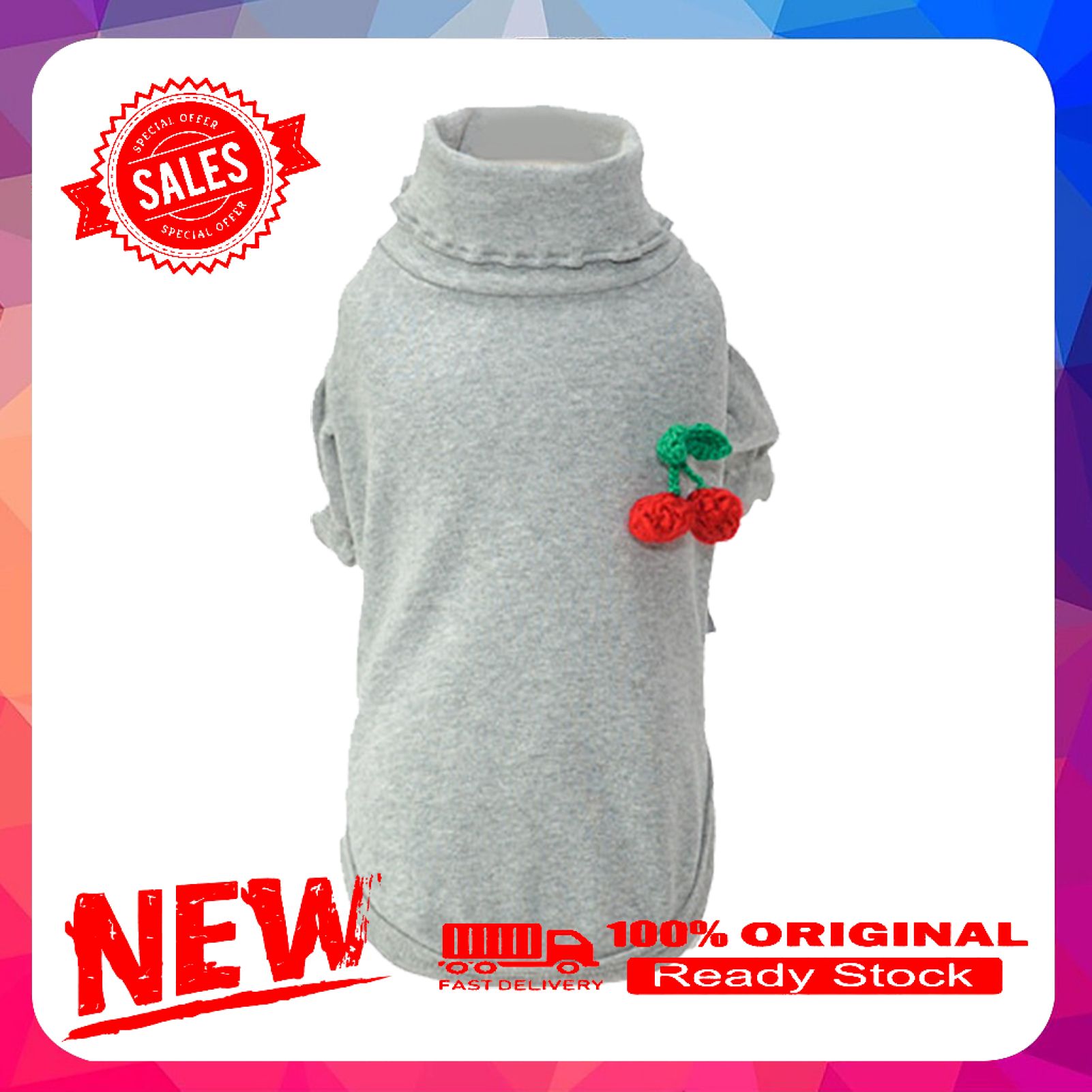 Pet Pullover Solid Color Dress-up Skin-friendly Warm Pet Puppy Short Sleeve Shirt for Small Dogs