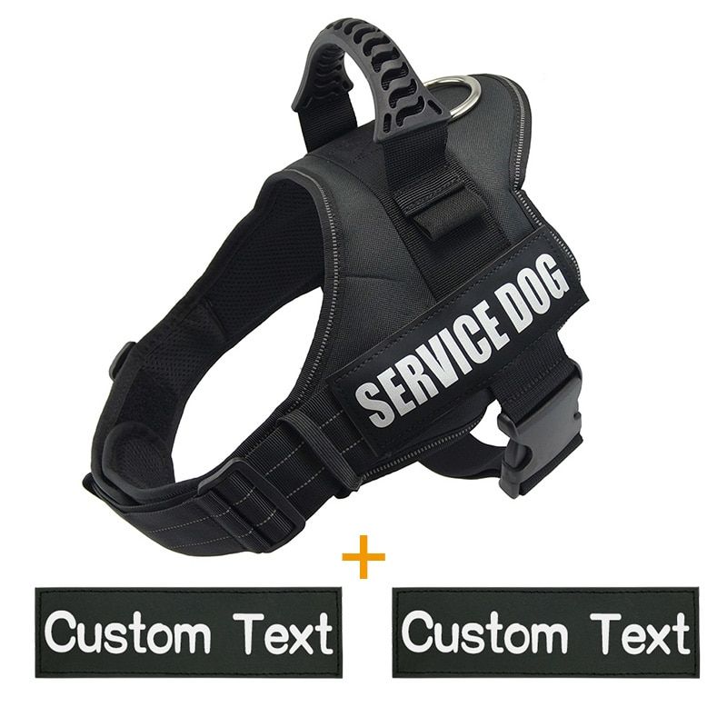 ID Tag  Harness K9  Name Vest Customizable with Custom Labels Reflective Labels s Personalized Pet Supplies