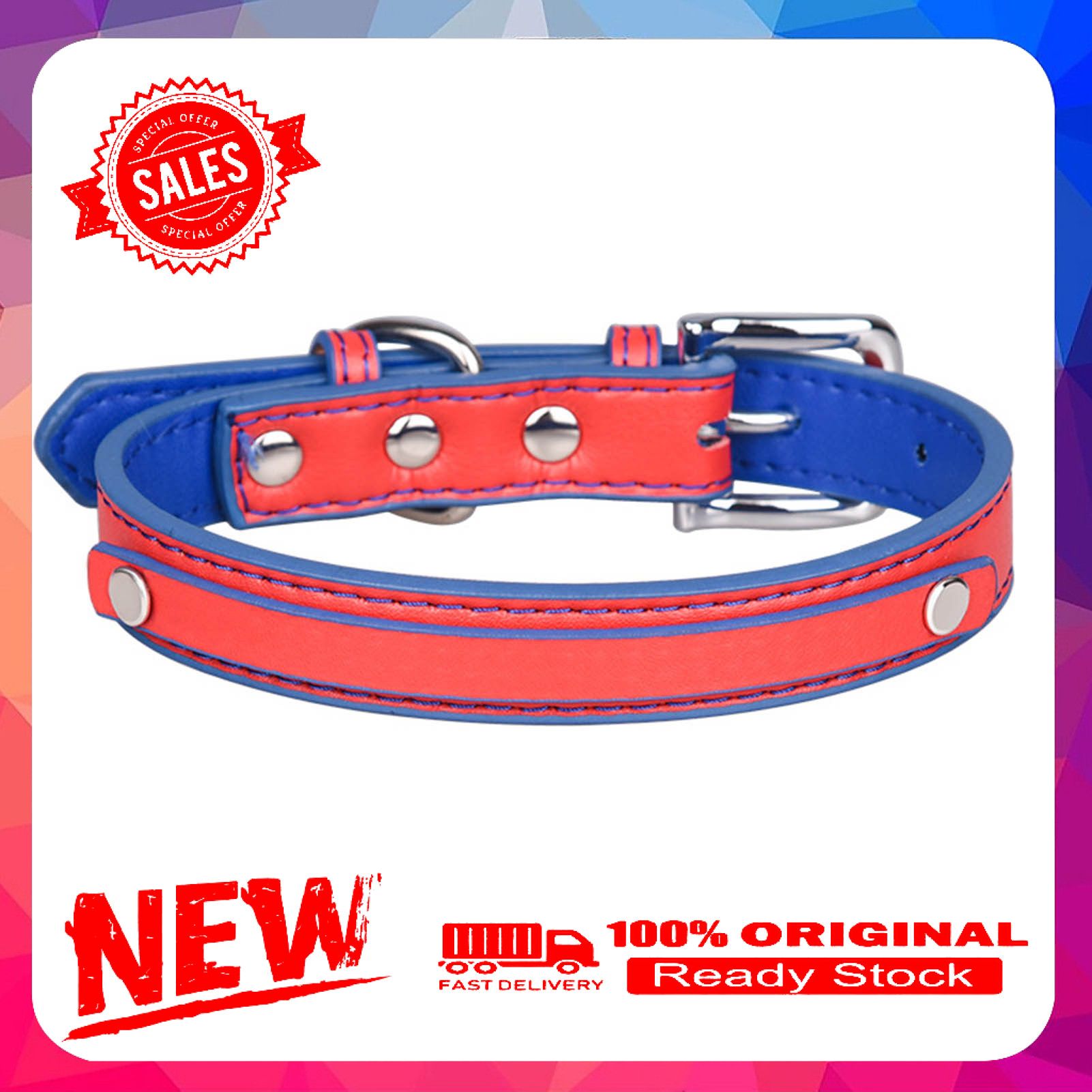 Miss cherry Rhinestone Faux Leather Dog Collar Skin-friendly Smell-less Pet Supplies Bling Rhinestones Pet Collar for Dog