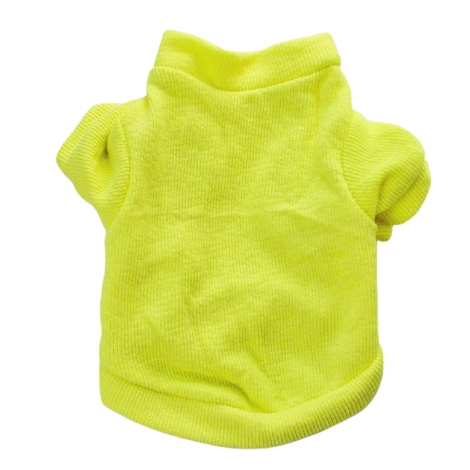 Pet Pullover Round Neck Pet Puppy Warm Short Sleeve Shirt Outfit