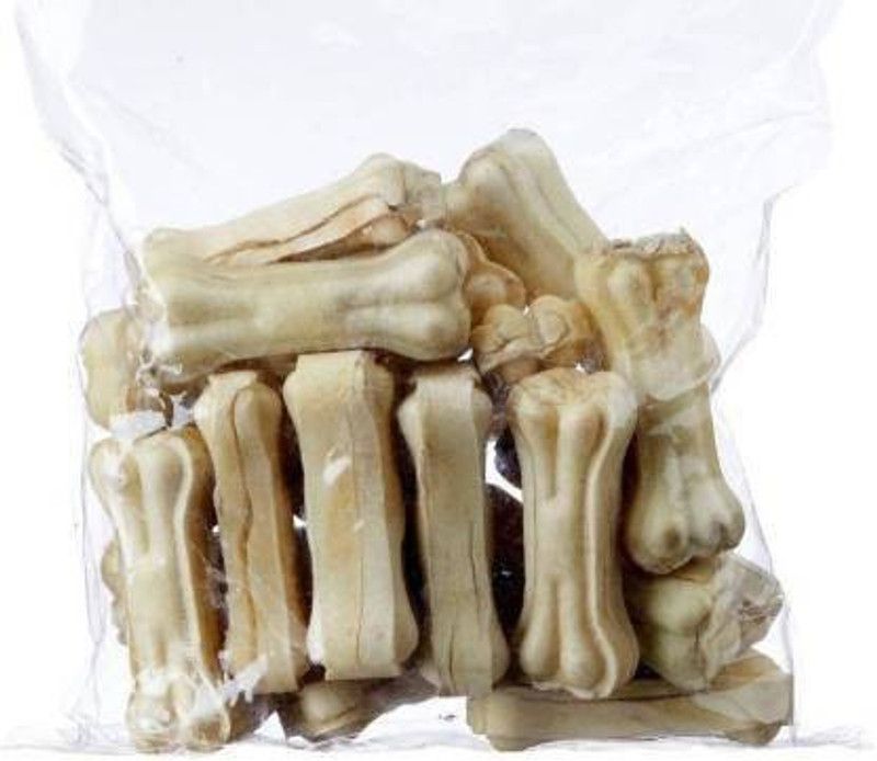 SAWAY Saway Export Quality Dog Calcium Press Bone 3 Inch 250 gm Chicken, Beef Dog Chew  (0.25 g, Pack of 1)