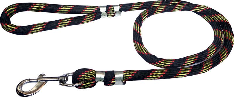 ADIOS Good Quality Nylon Black Lead for Control Your Dogs Easily 1.5m Lengthy Dog Leash  (Medium, Multi-color)