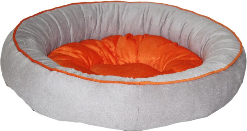 RK PRODUCTS R K PRODUCTS gry_orange_pipine XXL Pet Bed  (Multicolor)