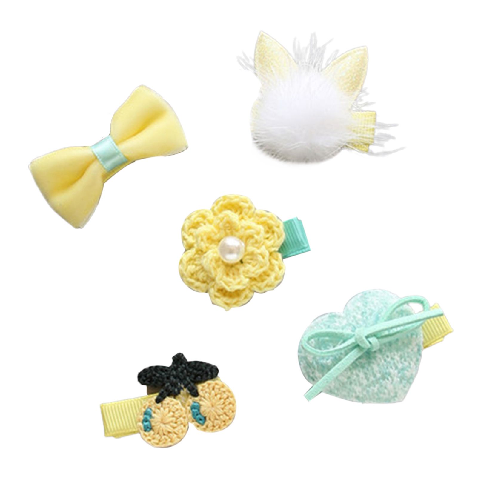 Pet Hair Pins Multi-color Puppy Hair Barrettes