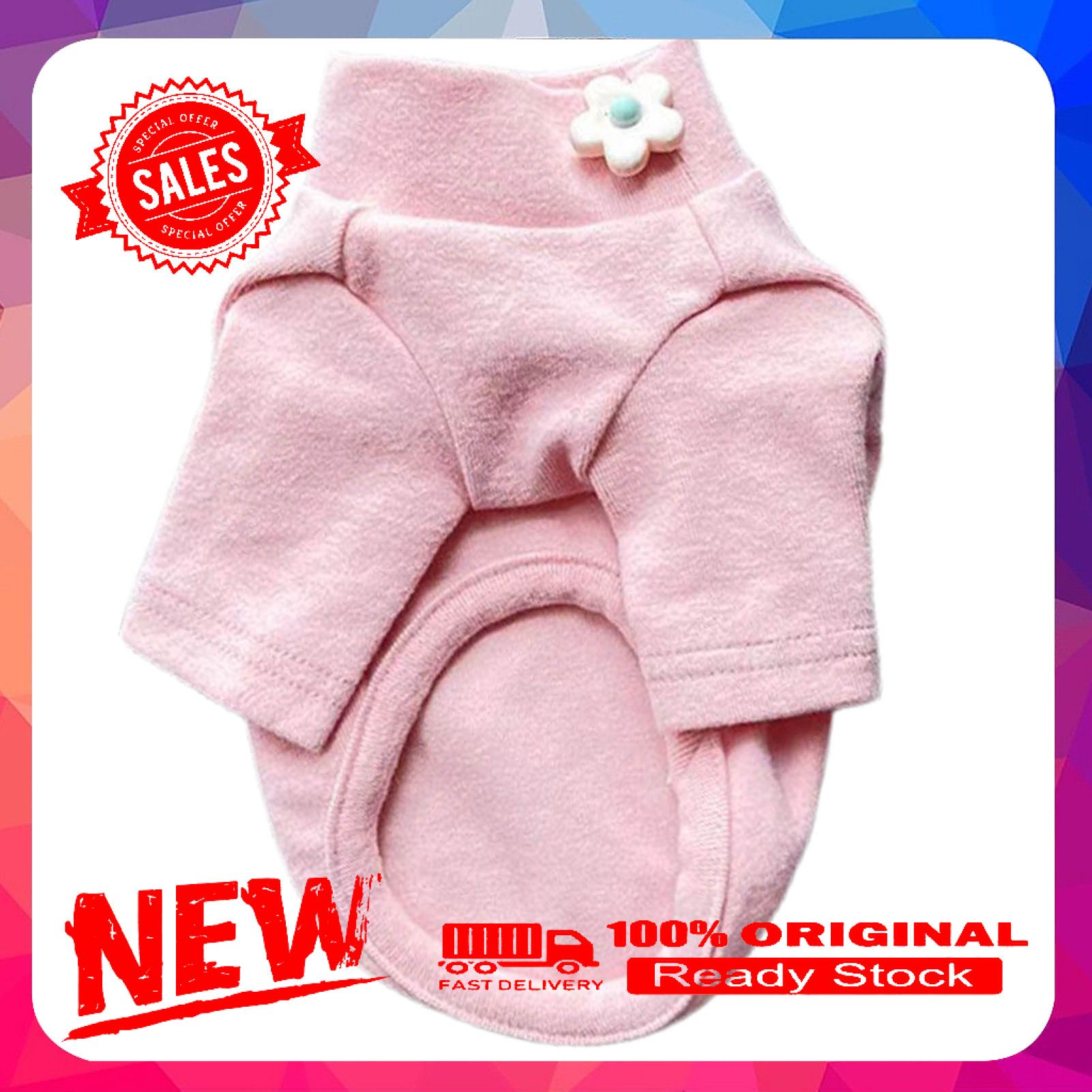 Pet Clothes Flower Accessory Cosplay Two-leg Pet Puppy Cats Warm Long Sleeve Shirt for Small Dogs