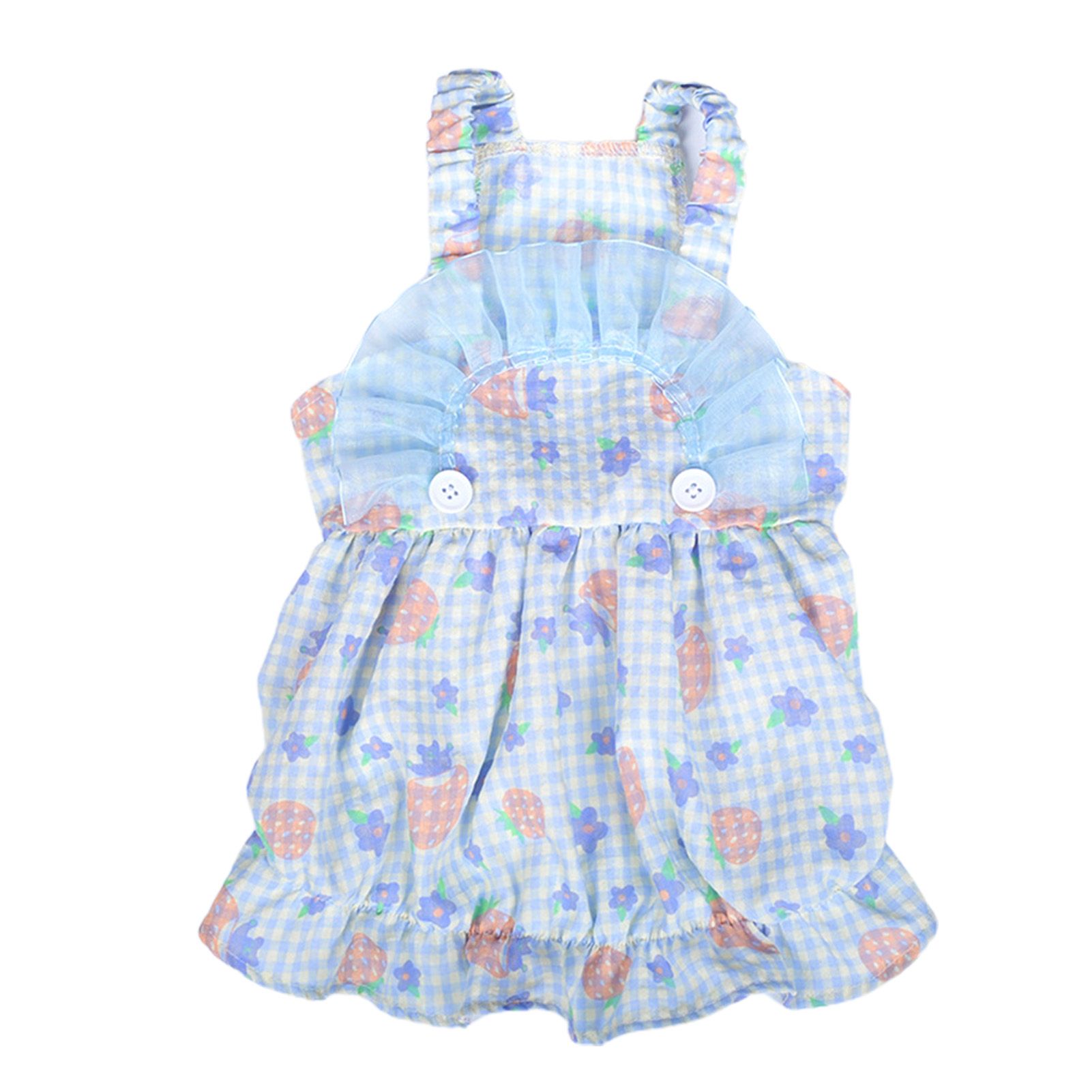 Puppy Clothes Fashion Plaid Skirt Puppy Two-legged Clothes