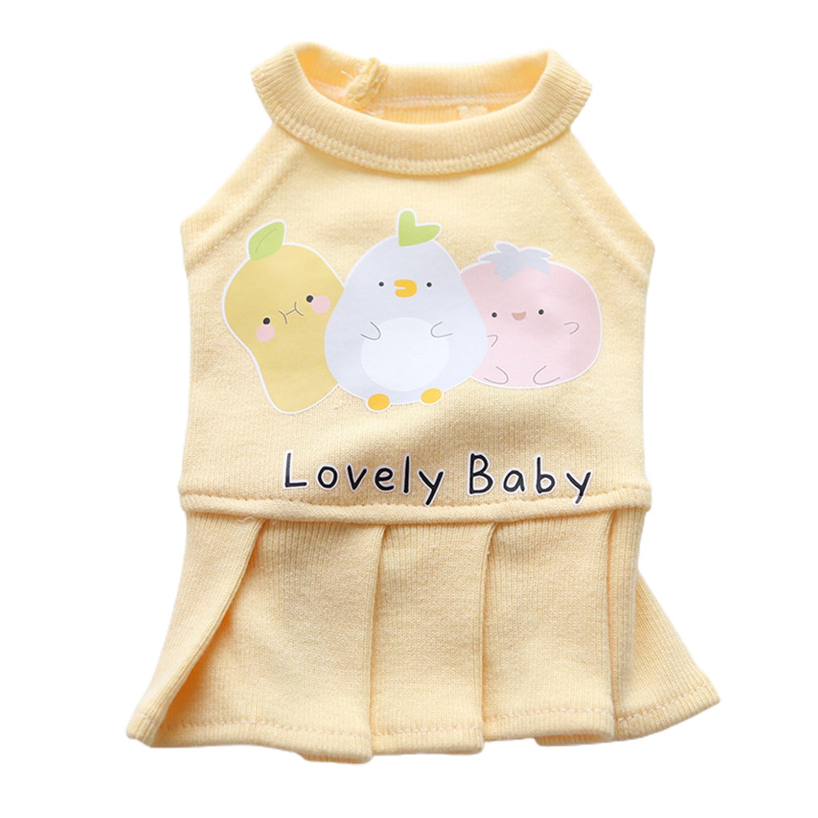 Pet Dress Not Tight Cartoon Pattern Pet Skirt