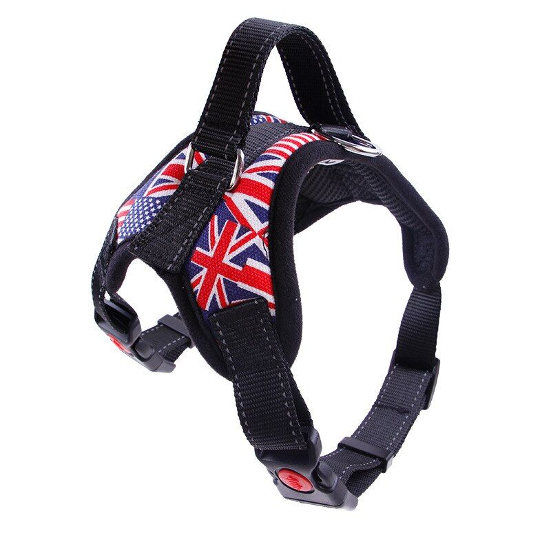 Pets  Harness Vest Reflective Tape Breathable Mesh Pet s Leash Harness S/M/L/XL  Collar Accessories Dropship