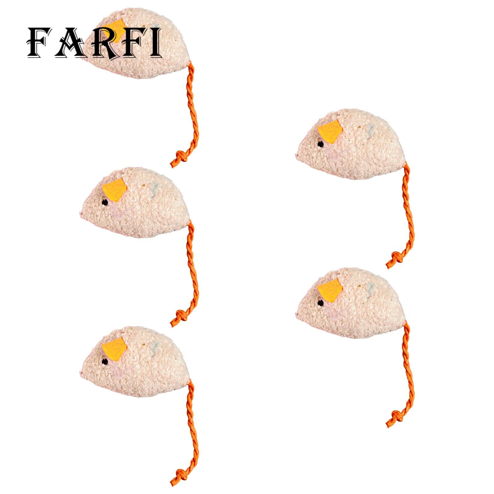 Farfi Kitten Toy with Catnip Exercise Training Pet Teething Toy